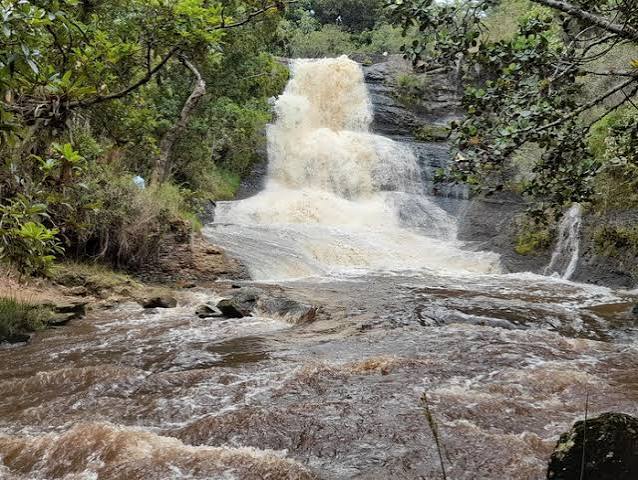 Cascada en los alrededores naturales de Villa de Leyva